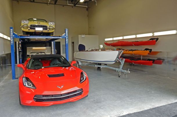 Corvette in Unit with Boats