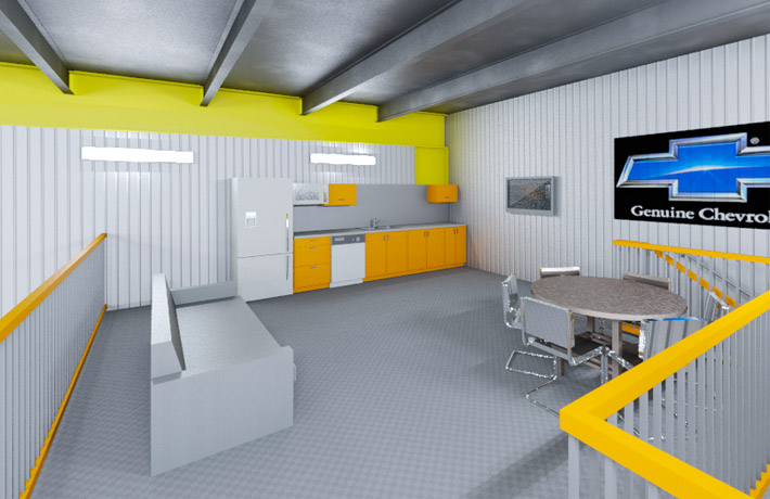 View of Upper Lounge Area