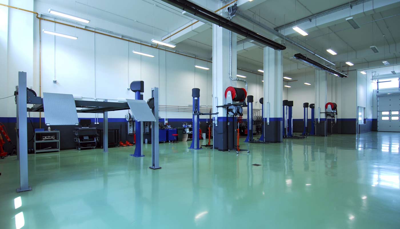 Row of Hoists in Unit