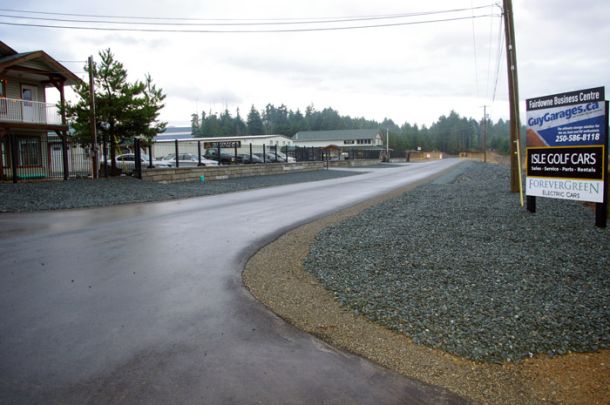 Entrance Road After Paving - 2